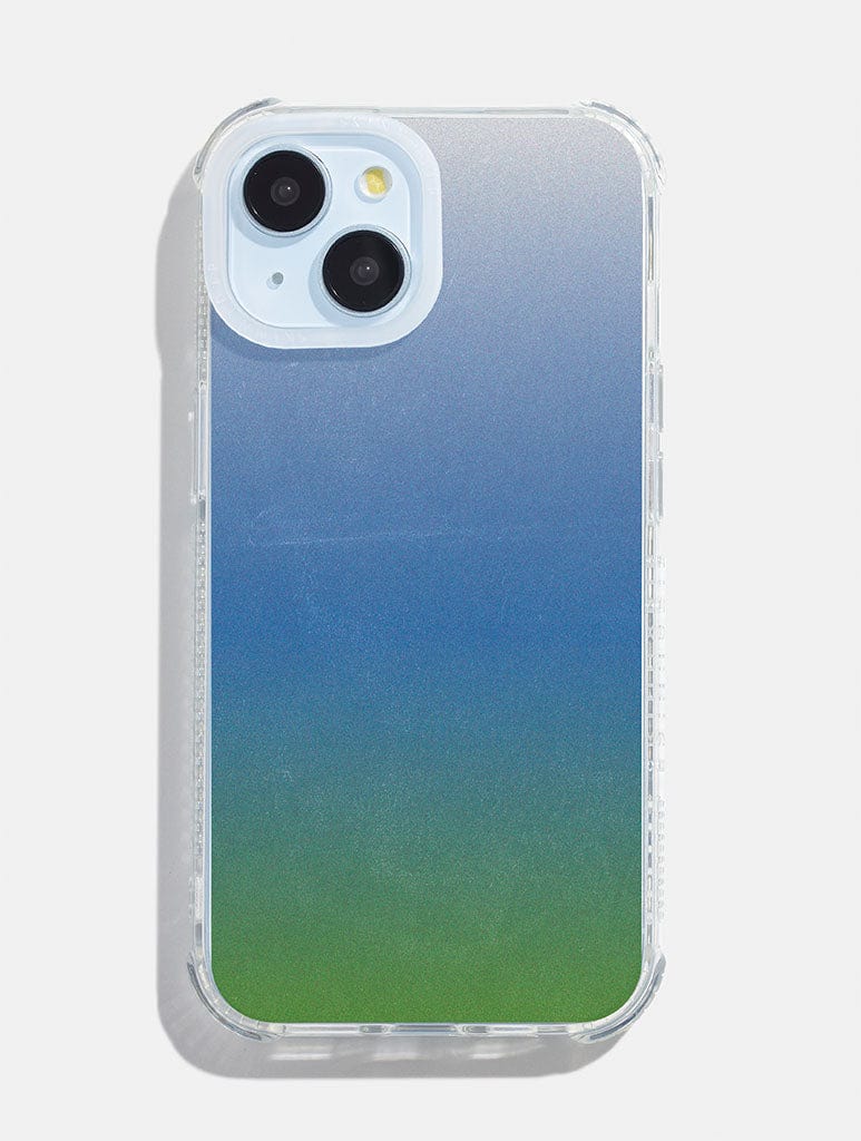 Blue & Green Ombre Shock iPhone Case Phone Cases Skinnydip London