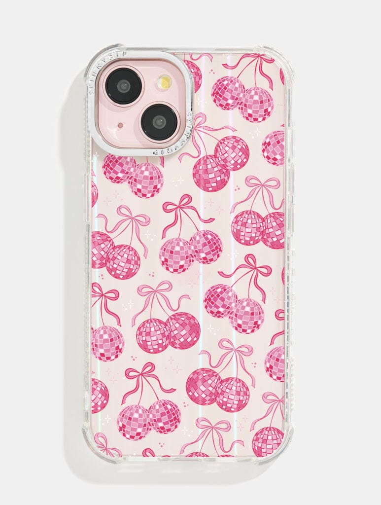 Bow Disco Cherry Shock iPhone Case Phone Cases Skinnydip London