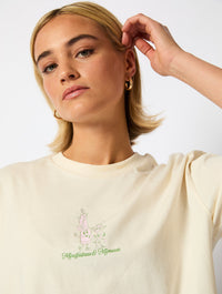 Brunch Club T-Shirt in Ecru Tops & T-Shirts Skinnydip London