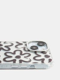 Brush Flower Shock iPhone Case Phone Cases Skinnydip London