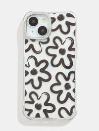 Brush Flower Shock iPhone Case Phone Cases Skinnydip London