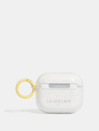 Buttermilk Glitter AirPods Case AirPods Cases Skinnydip London