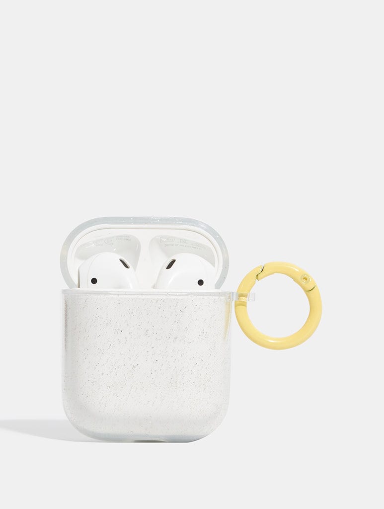 Buttermilk Glitter AirPods Case AirPods Cases Skinnydip London