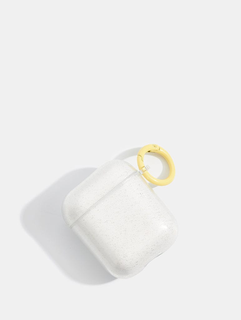 Buttermilk Glitter AirPods Case AirPods Cases Skinnydip London