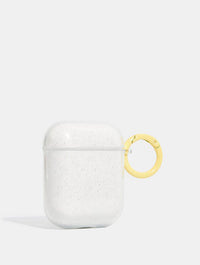 Buttermilk Glitter AirPods Case AirPods Cases Skinnydip London