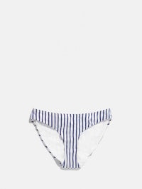 Cannes Navy Stripe Bikini Bottoms Swimsuits Swim Society