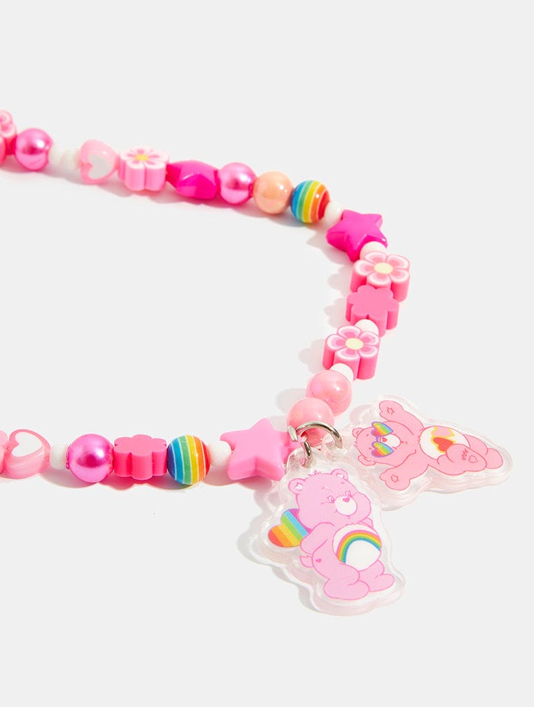 Care Bears x Skinnydip Pink Beaded Phone Strap Phone Grips Skinnydip London