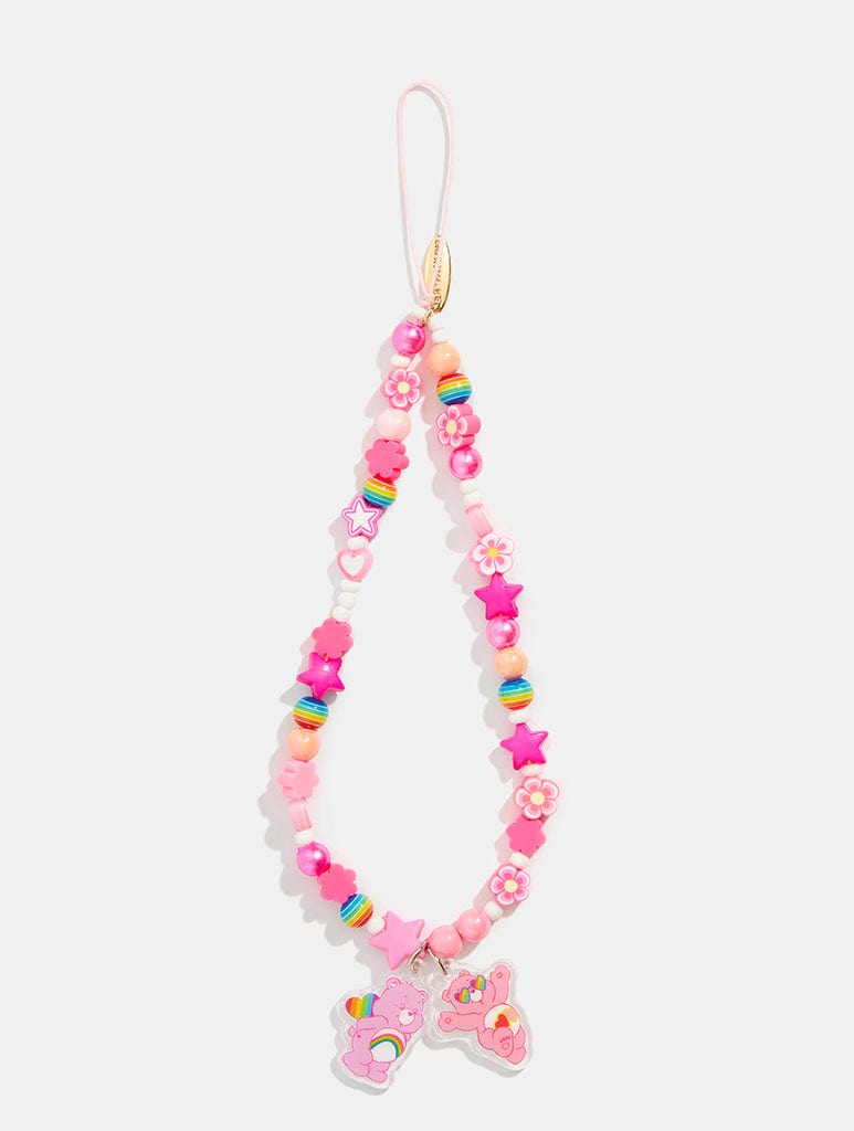 Care Bears x Skinnydip Pink Beaded Phone Strap Phone Grips Skinnydip London