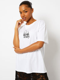 Casper x Skinnydip White T-Shirt Tops & T-Shirts Skinnydip London