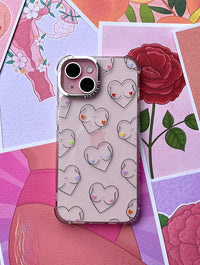 Charlotte Wilcox x Skinnydip Boob Hearts Shock iPhone Case Phone Cases Skinnydip London