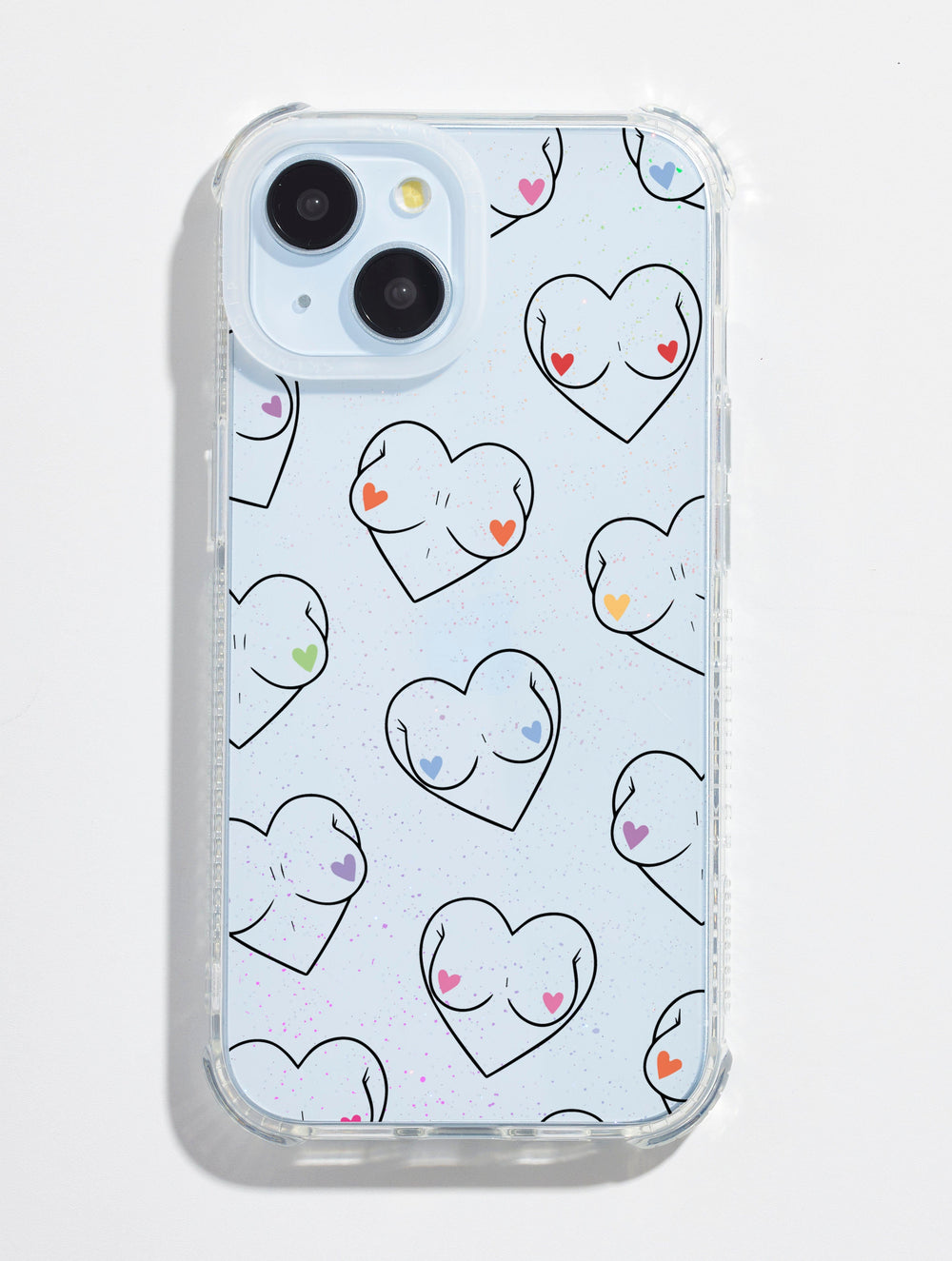 Charlotte Willcox x Skinnydip Boob Hearts Shock iPhone Case Phone Cases Skinnydip London