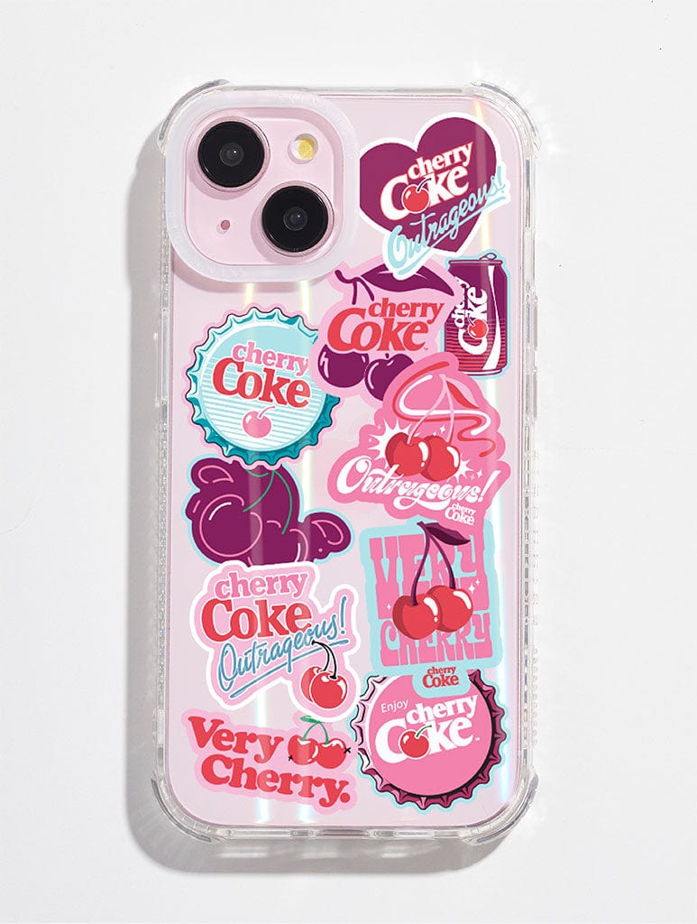 Cherry Coke Sticker Shock iPhone Case Phone Cases Skinnydip London