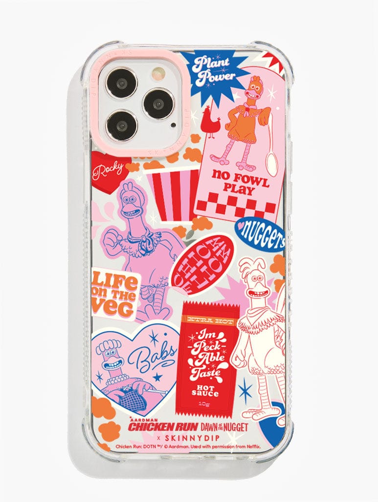 Chicken Run 2 x Skinnydip Chicken Shop Sticker Shock iPhone Case Phone Cases Skinnydip London