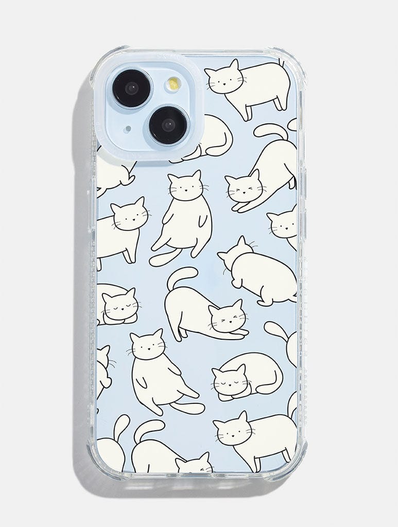 Chill Cat Shock iPhone Case Phone Cases Skinnydip London