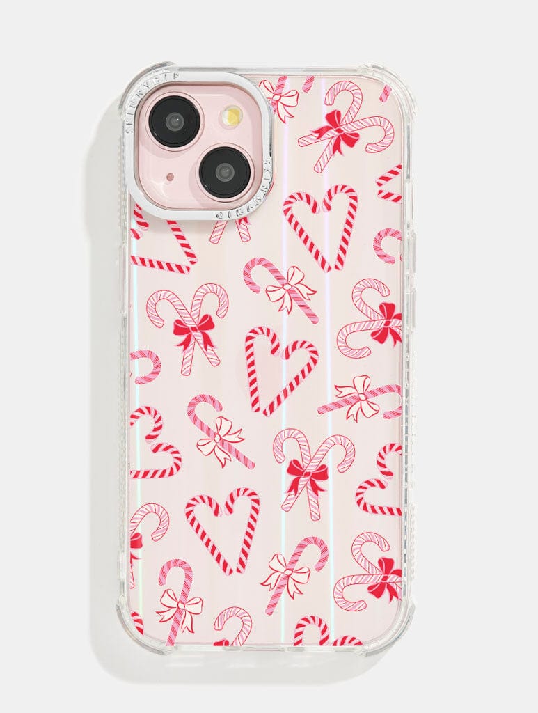 Christmas Candy Canes Shock iPhone Case Phone Cases Skinnydip London