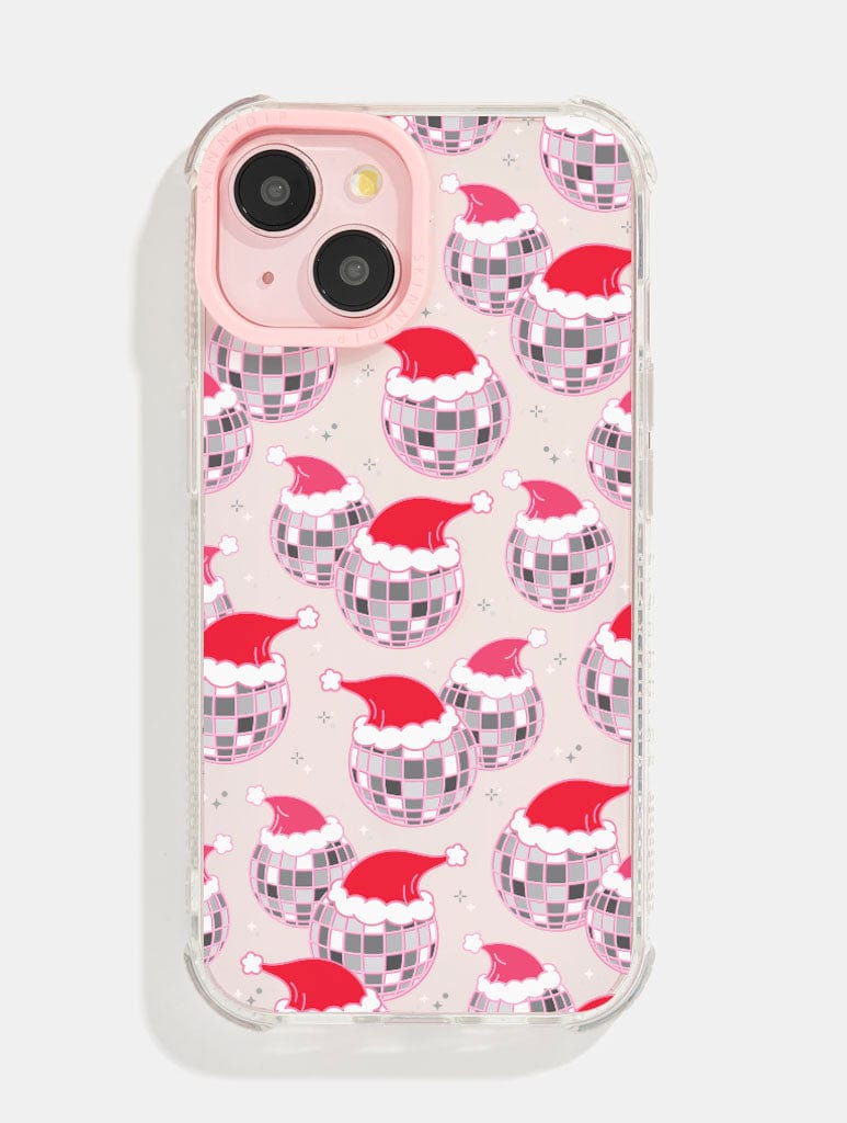 Christmas Disco Santa Hats Shock iPhone Case Phone Cases Skinnydip London