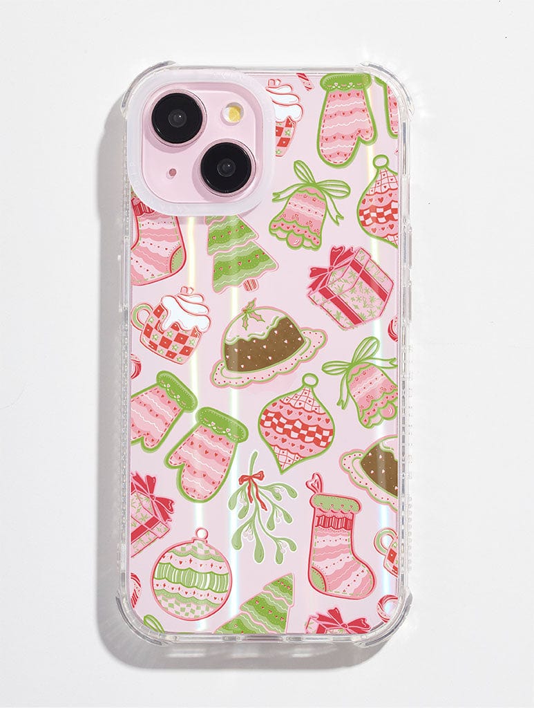 Christmas Doodle Shock iPhone Case Phone Cases Skinnydip London