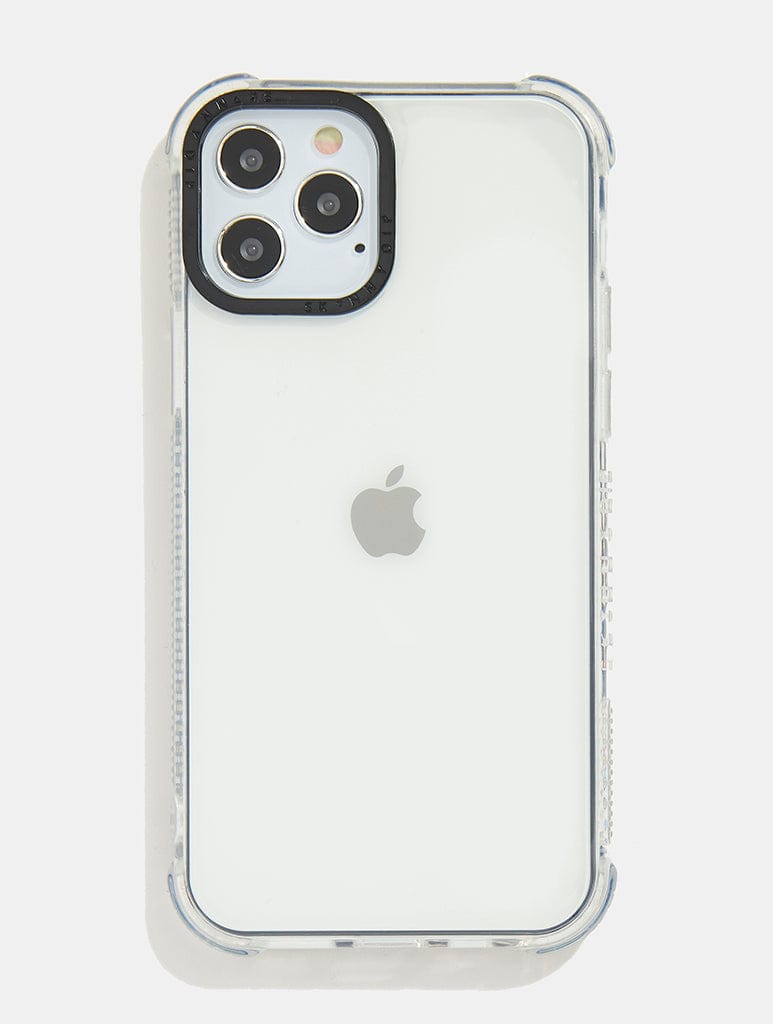 Clear Shock case with Black Camera Hole Phone Cases Skinnydip London