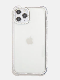 Clear Shock Case With Silver Camera Hole Phone Cases Skinnydip London