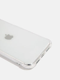 Clear Shock Case With Silver Camera Hole Phone Cases Skinnydip London