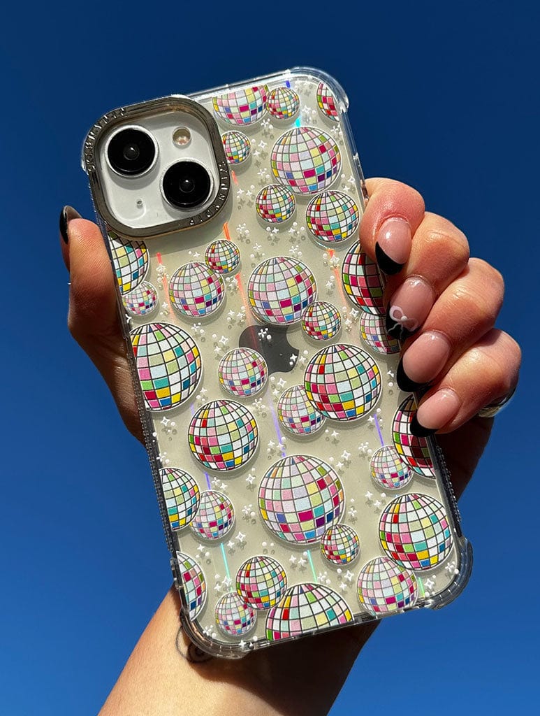 Colourful Disco Ball Shock iPhone Case Phone Cases Skinnydip London