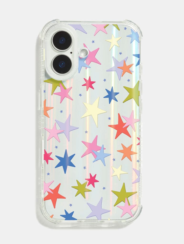 Colourful Stars Shock iPhone Case Phone Cases Skinnydip London