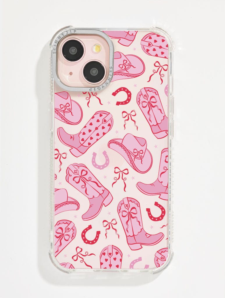 Coquette Cowgirl Shock iPhone Case | Shop Pink Phone Cases | Skinnydip ...