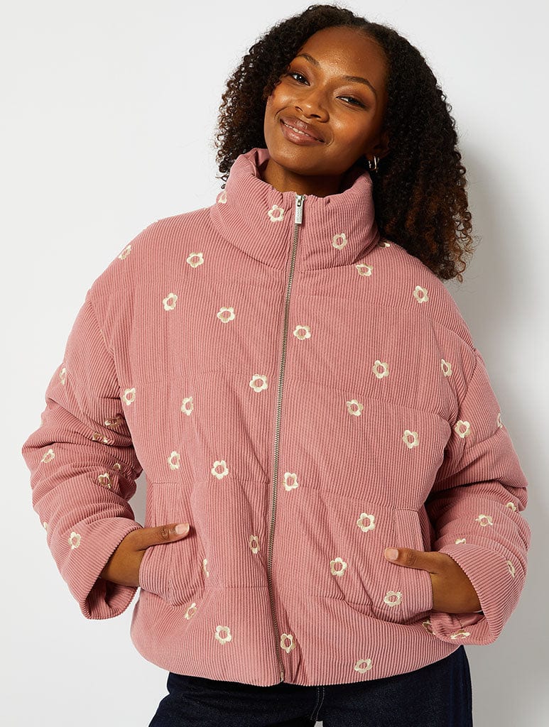 Gingham 2024 puffer jacket