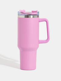 Dark Pink Metal Tumbler Water Bottles Skinnydip London