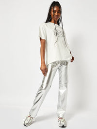 Delusional Oversized T-Shirt in Ecru Tops & T-Shirts Skinnydip London