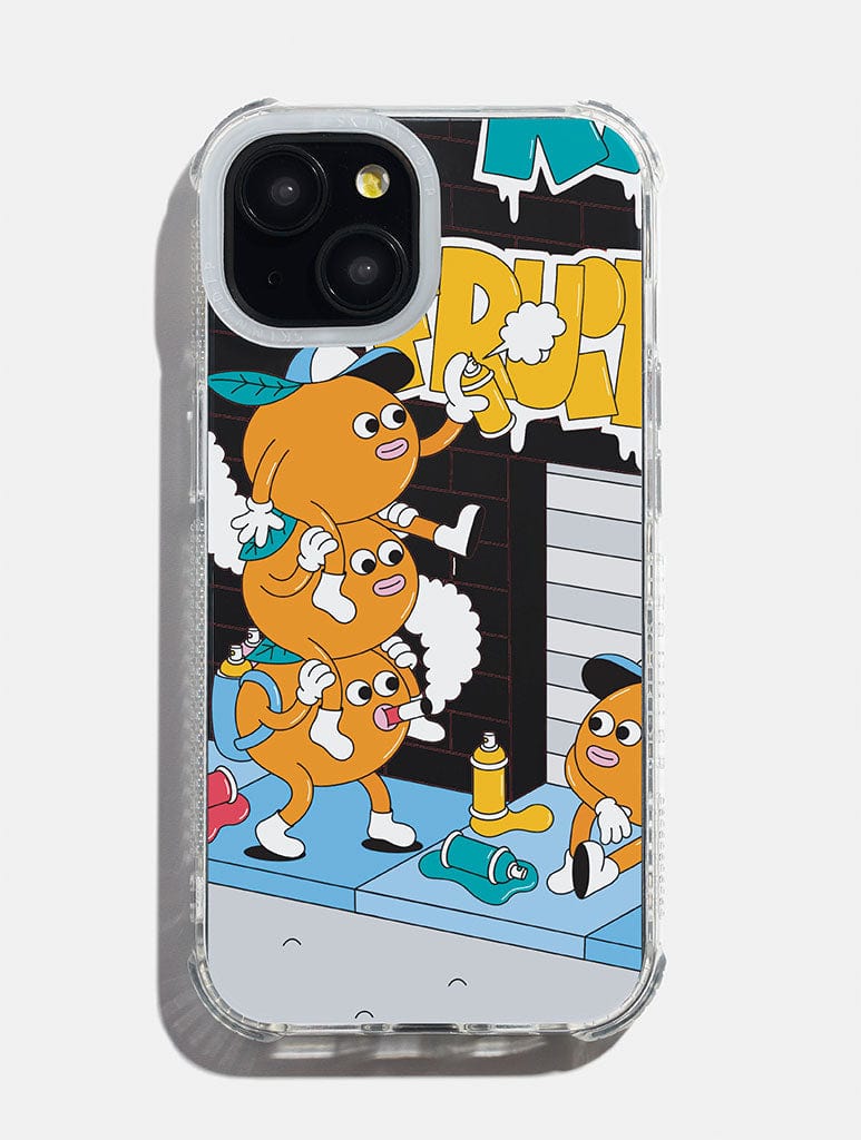 Dirty Pote x Skinnydip Orange Print Shock iPhone Case Phone Cases Skinnydip London