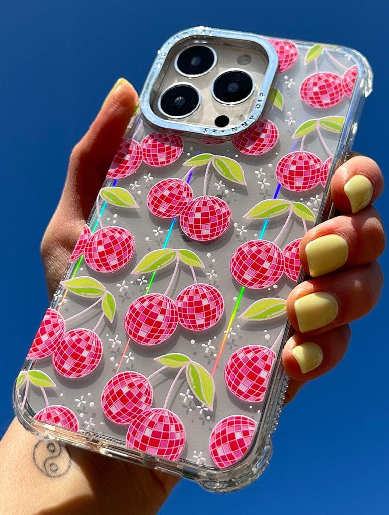 Disco Cherries Red Shock iPhone Case