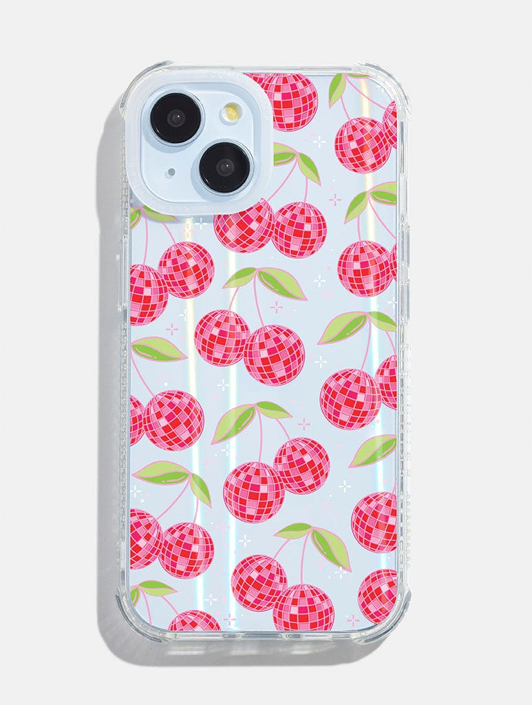 Disco Cherries Red Shock iPhone Case Phone Cases Skinnydip London