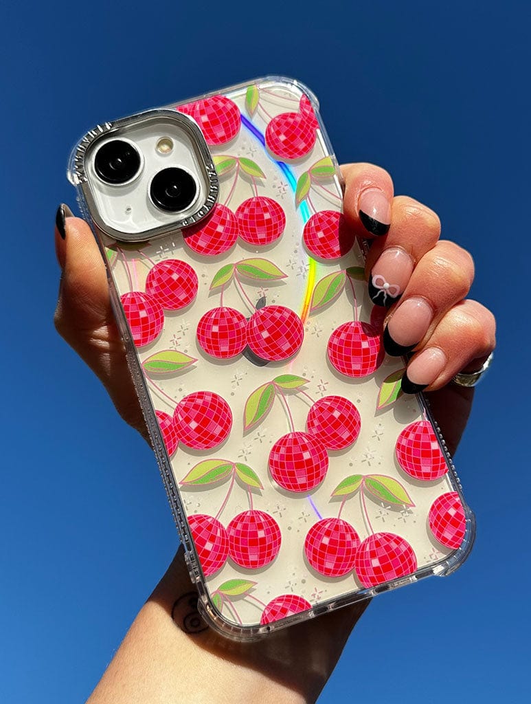 Disco Cherries Shock iPhone Case Phone Cases Skinnydip London