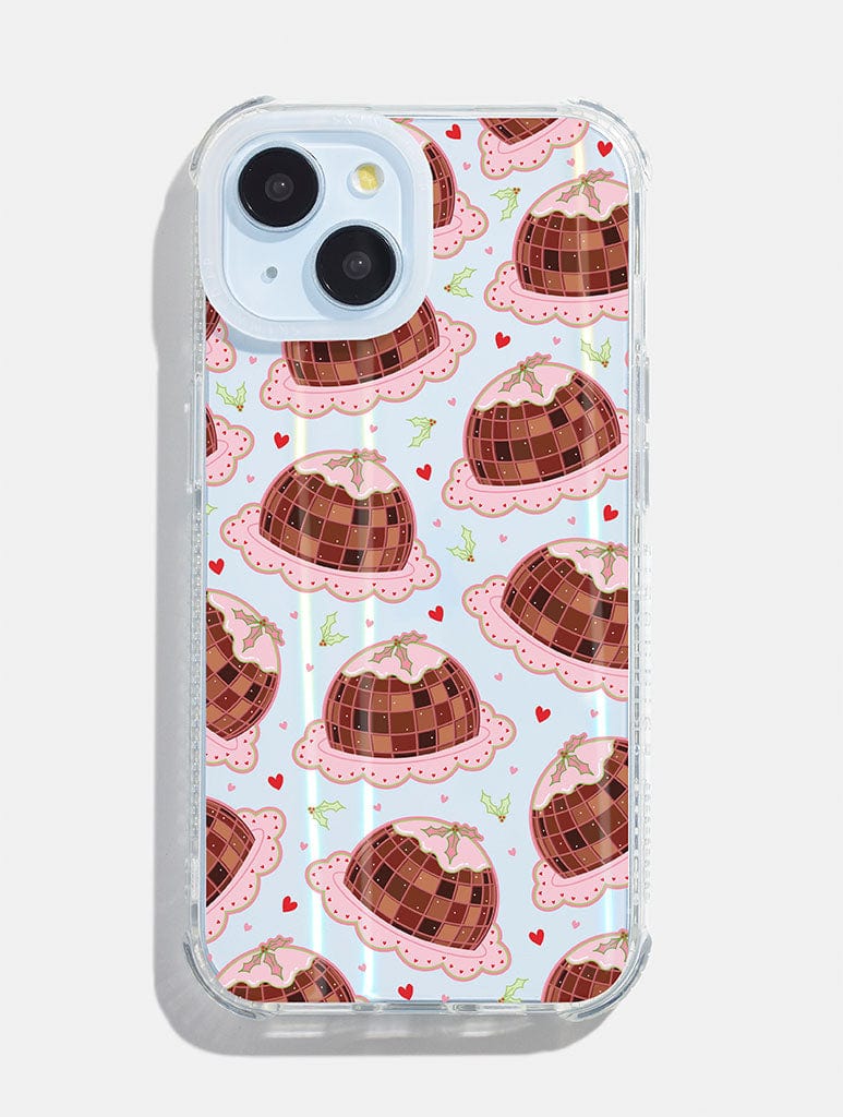 Disco Christmas Pudding Shock iPhone Case Phone Cases Skinnydip London