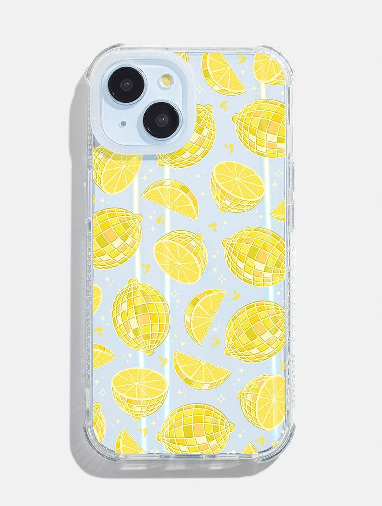 Disco Lemons Shock iPhone Case Phone Cases Skinnydip London