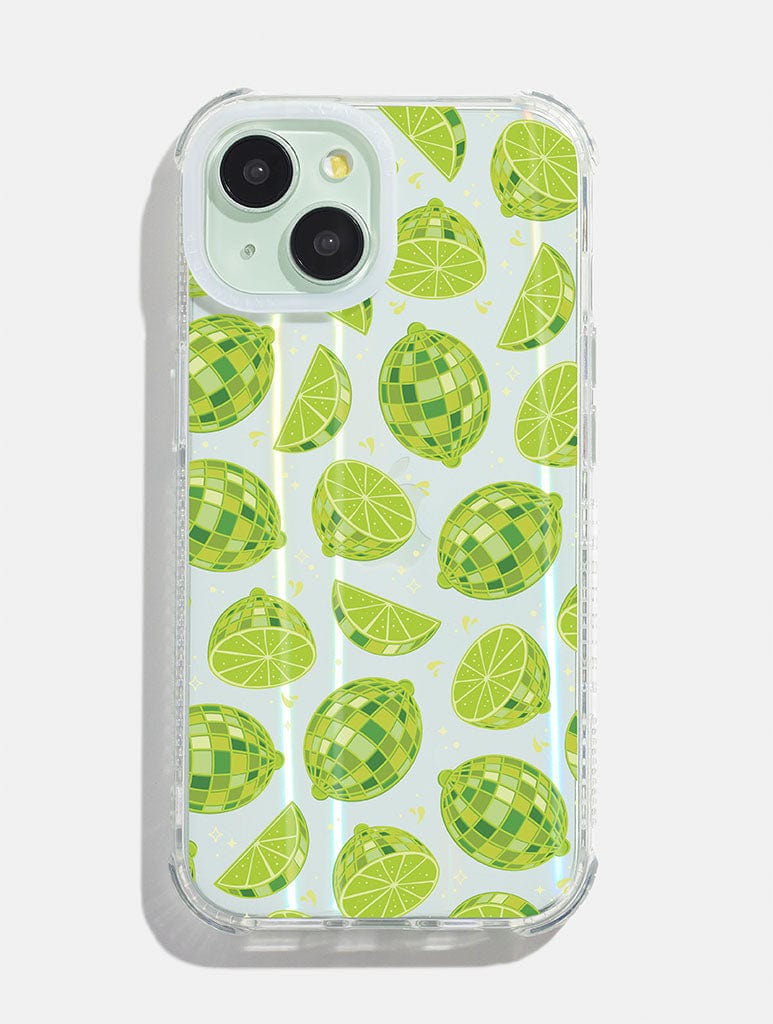 Disco Limes Shock iPhone Case Phone Cases Skinnydip London