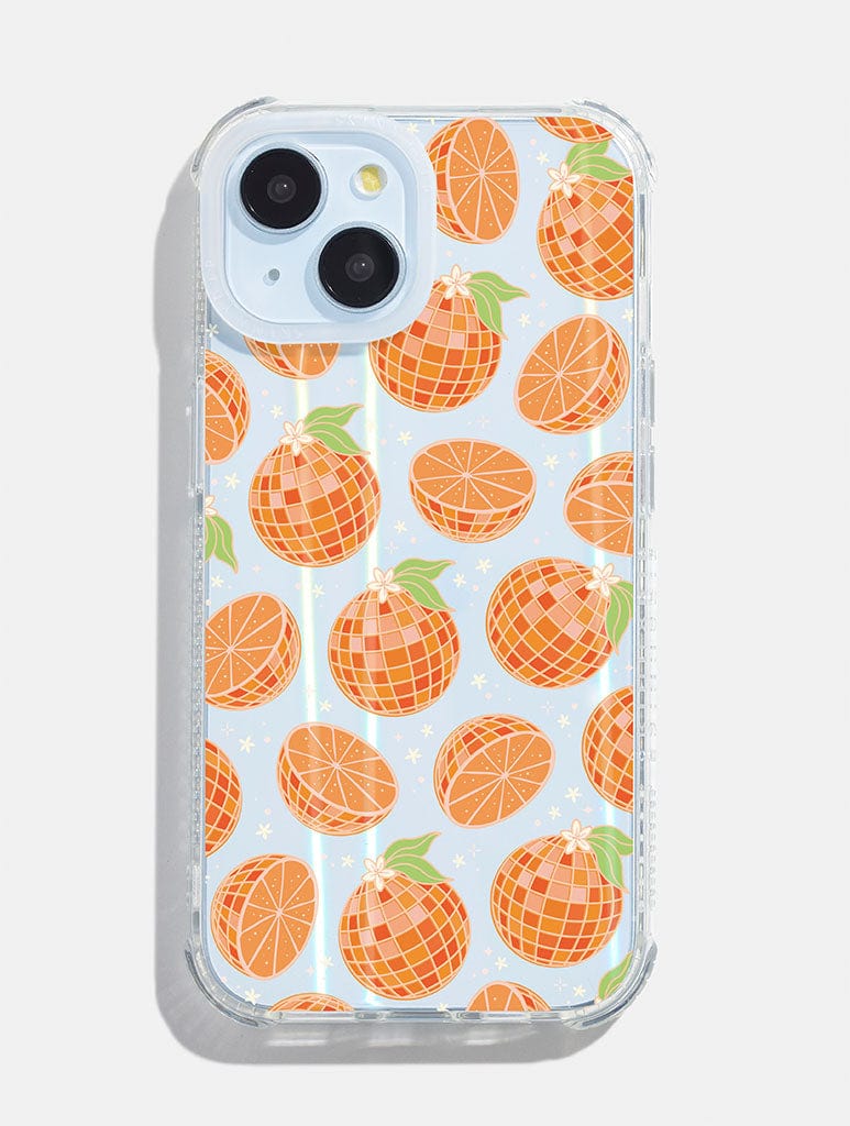 Disco Oranges Shock iPhone Case Phone Cases Skinnydip London