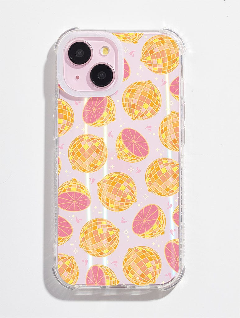 Disco Pink Grapefruit Shock iPhone Case Phone Cases Skinnydip London