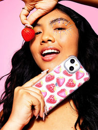 Disco Strawberries Shock iPhone Case Phone Cases Skinnydip London