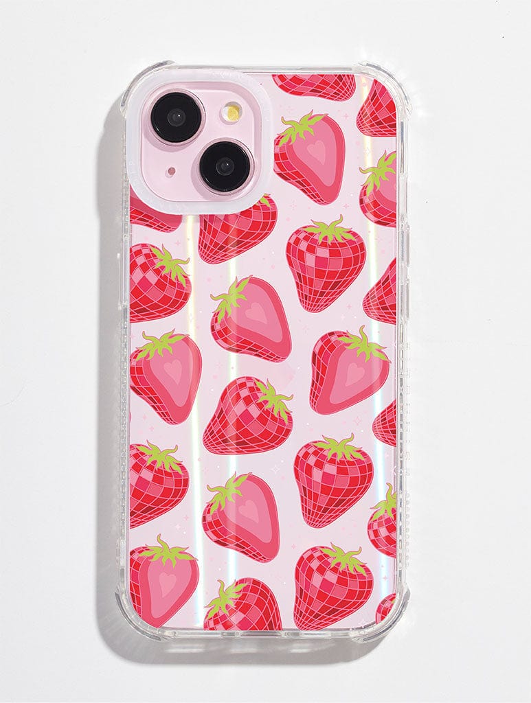 Disco Strawberries Shock iPhone Case Phone Cases Skinnydip London