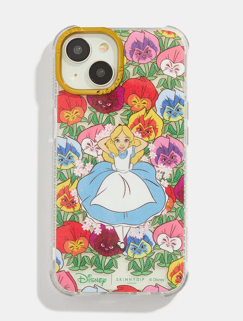 Disney Alice in Wonderland Flowerbed Shock iPhone Case Phone Cases Skinnydip London