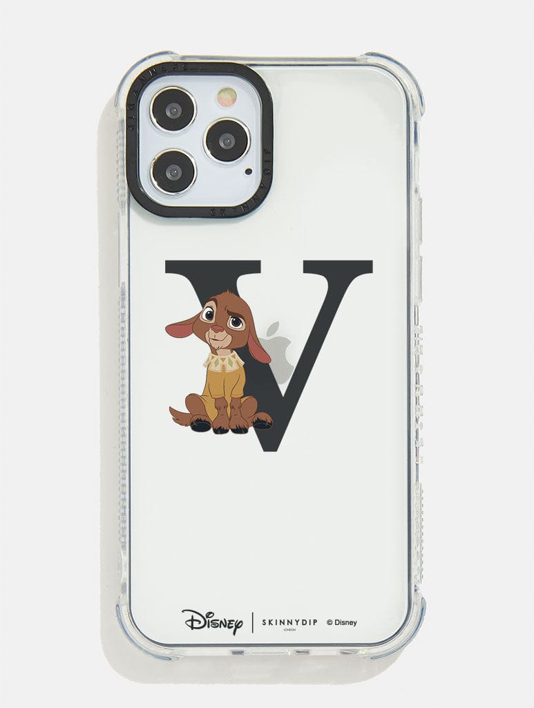 Disney Alphabet Collection Classic 'V' Shock iPhone Case Phone Cases Skinnydip London