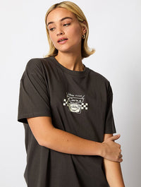 Disney Cars T-Shirt In Charcoal Tops & T-Shirts Skinnydip London