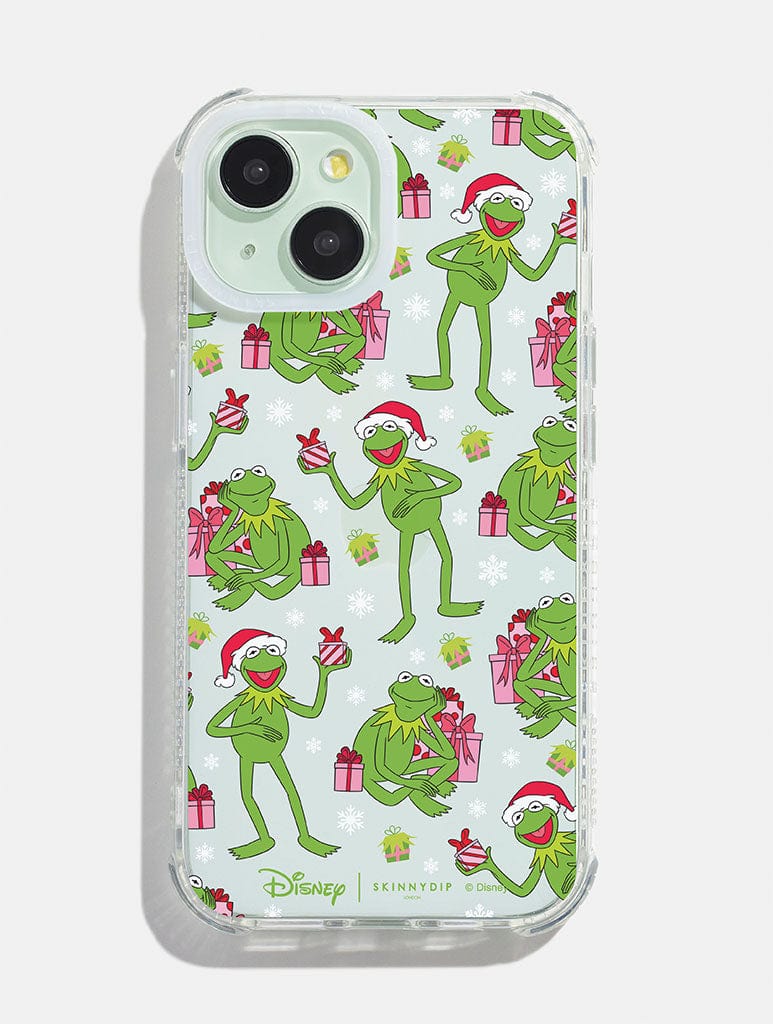 Disney Christmas Kermit Shock iPhone Case Phone Cases Skinnydip London