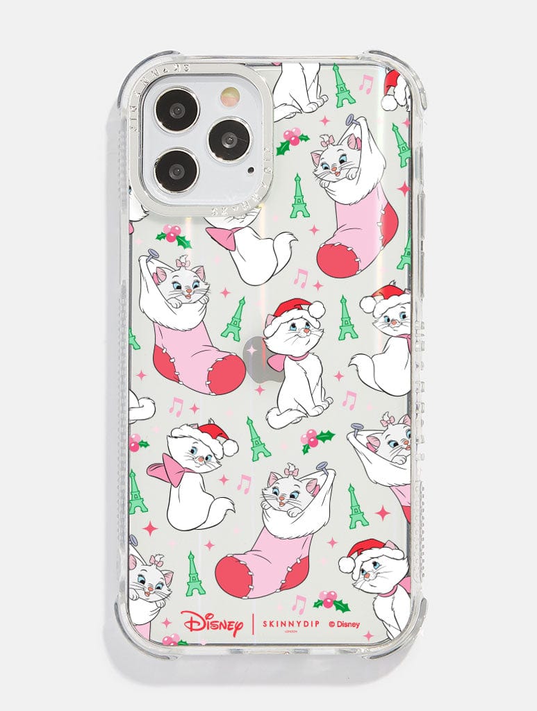 Disney Christmas Marie Shock iPhone Case Phone Cases Skinnydip London