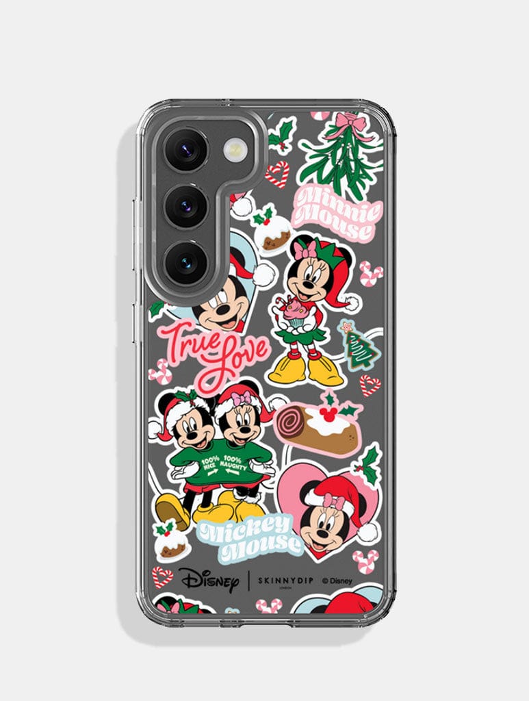 Disney Christmas Mickey & Minnie Sticker Android Case Phone Cases Skinnydip London