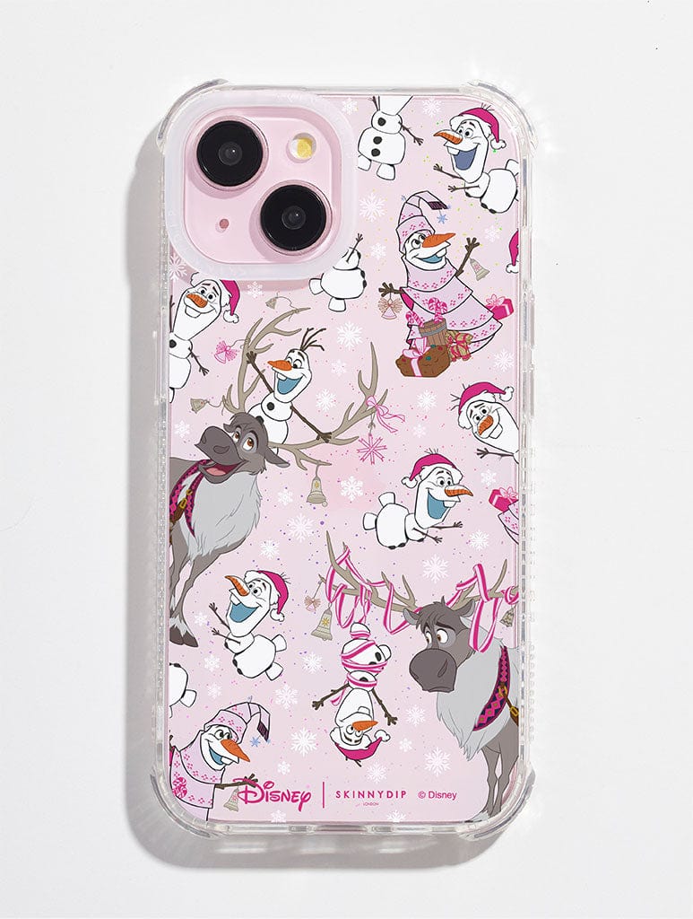 Disney Christmas Olaf & Sven Shock iPhone Case Phone Cases Skinnydip London