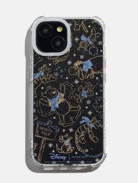 Disney Christmas Pooh Sketch Shock iPhone Case Phone Cases Skinnydip London