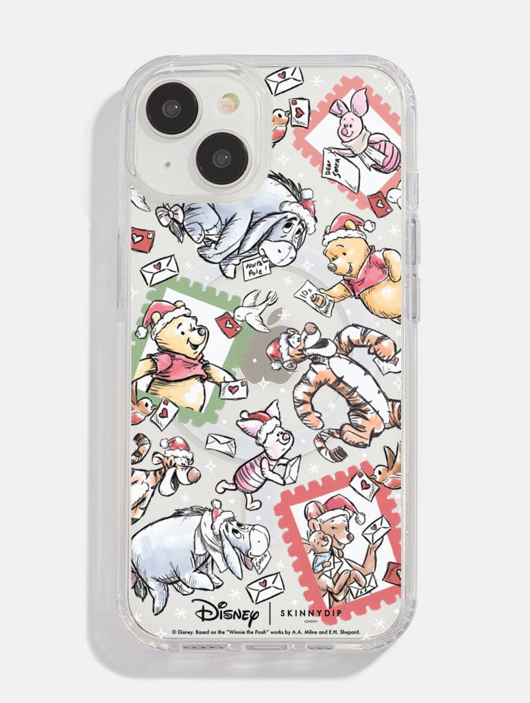 Disney Christmas Pooh Stamp MagSafe iPhone Case Phone Cases Skinnydip London